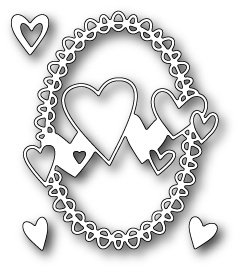 Ніж для вирубки від Poppystamps - Heartland Oval Frame