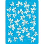 Трафарет - Фабрика Декора - Листья фон, 15смХ20см