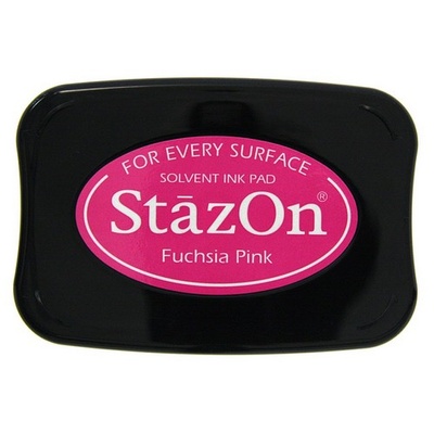 Перманентне чорнило Tsukineko - StazOn Pads Fuchsia Pink