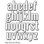 Ніж для вирубки My Favorite Things - Die-namics Little Lowercase Letters (MFT433)