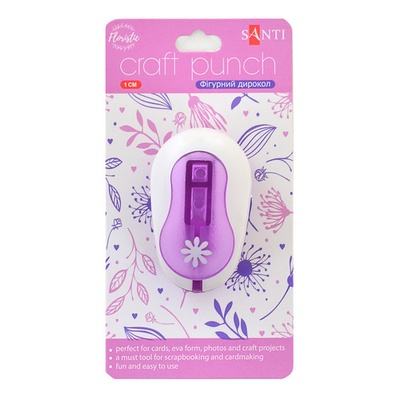 Дырокол фигурный, цветок Ромашка, 10 мм, ТМ Santi