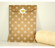 Конвертик White Polka Dot Middy Bitty Bitty Bags, розмір 12, 07x19,05см, 1 шт.