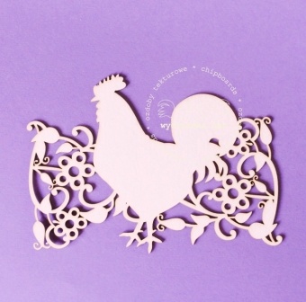 Чипборд від Wycianka - Вишивка - Півник, 1 шт.