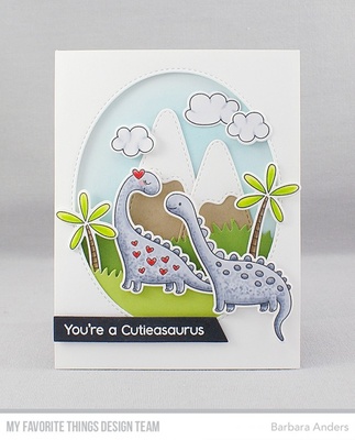 Акриловый штамп My Favorite Things - Cutieasaurus