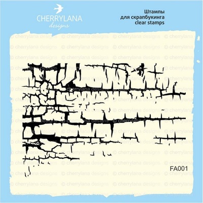 Штампы от Cherrylana - "Кракелюр", 8х5,6 см