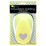 Дірокол фігурний 7,5см СЕРЦЕ, TM dpCraft (Dalprint)