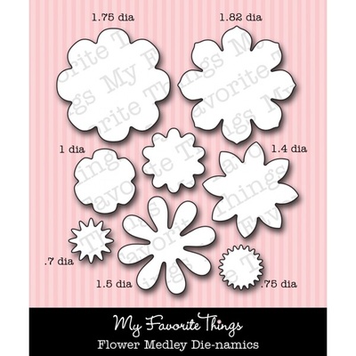 Ніж для вирубки My Favorite Things - Die-namics Flower Medley (MFT220)