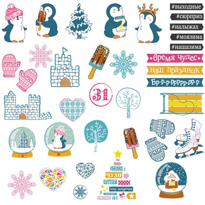 Набір вирубки від Polkadot - «Ескімо», 37 шт