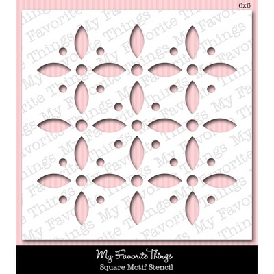 Маска My Favorite Things - Stensils MPD Square Motif, 15х15см
