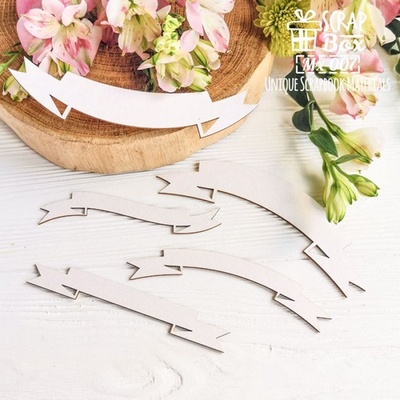 Чипборд ScrapBox — Набір стрічок (5шт.) Mx-007