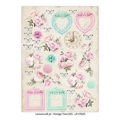 Аркуш з картинками LemonCraft - Yesterday - Vintage Time 025
