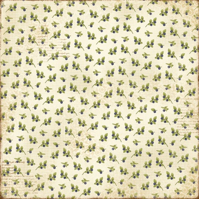 Двосторонній аркуш паперу Maja Design - Fika - Blabarspaj, 30x30см