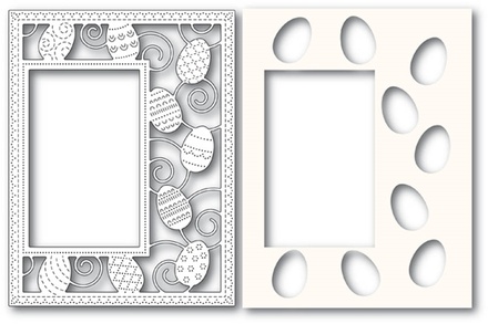 Ножі від Poppystamps - Decorated Egg Sidekick Frame