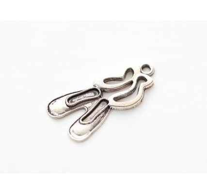 Набір металевих підвісок Пуанти 12*25мм, 10 шт.