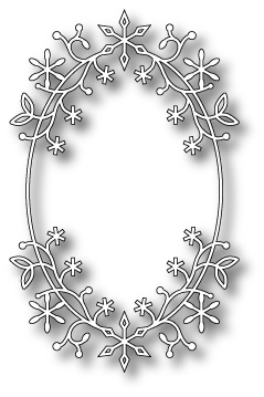 Ніж для вирубки від Poppystamps - Winterflake Frame
