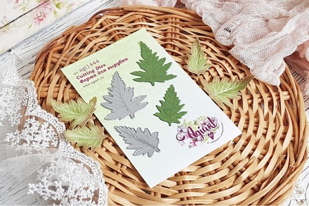 Ножі для вирубки "Макові листочки" від AgiArt, 54*42 мм і 44*29 мм