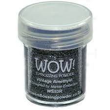 Пудра для эмбоссинга от Wow -  Vintage Amethyst, 15 мл