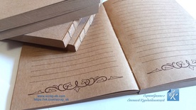 Блок для блокнота из крафт-бумаги от Евгения Курдибановская ТМ, 100 листов, А5