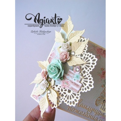 Нож для вырубки от AgiArt - "Мотив салфетки"