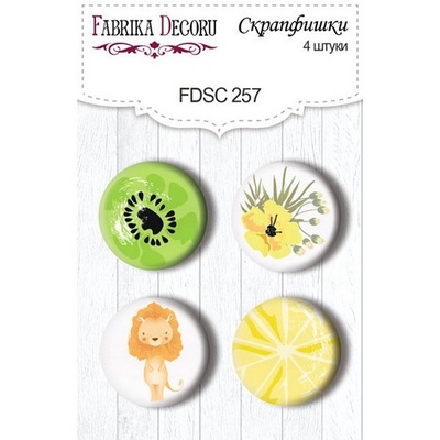 Набір фішок ТМ Фабрика Декору з 4 шт. №257, Summer holiday