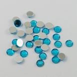 Акрилові трази DeepSkyBlue, 5x1~2мм, колір аквамарин, 20 шт.