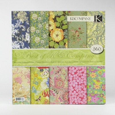  Набор бумаги Best of K&Company, 30x30,  360 листов