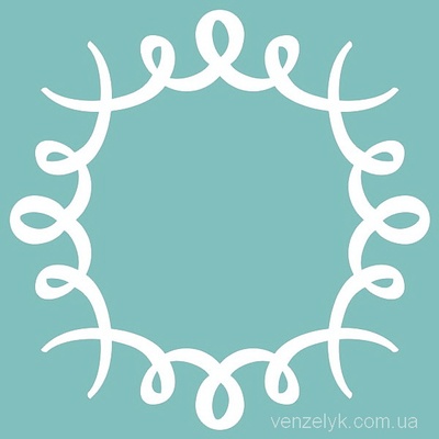 Чипборд від Вензелик - Рамка 56, 78x78 мм, розмір: 78x78 мм