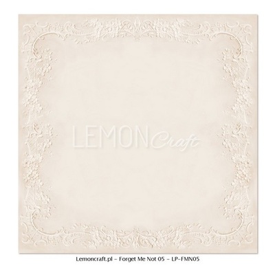 Аркуш двостороннього паперу для скрапбукінгу від LemonCraft - Forget Not Not 05