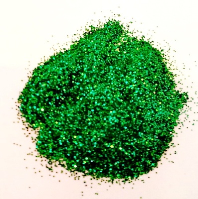 Глітер зелений 20 ml, сухий