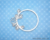 Чипборд від WOODchic - Рамка "Магнолія", 11.5x10 см