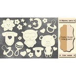 Чипборд Фабрика Декору - FDCH-114, колір молочний, крафт