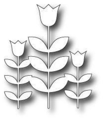 Ніж для вирубки від Memory Box - Tulip Trio Die