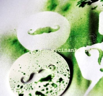 Маска - шаблон від Wycinanka - Вуса, 1 ел.