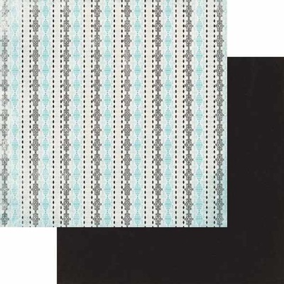 Двусторонний лист скрапбумаги Authentique - Classique Elegant - Elegant One, 30х30 см