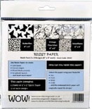 Набір паперу з WOW з резистом - Wow Resist Paper - Multi Pack, 15х15см, 6 аркушів