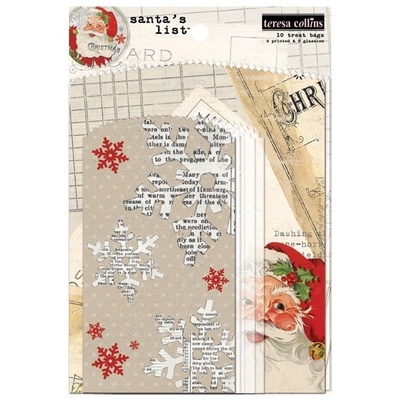 Конверты-пакетики Teresa Collins Designs - Santa's List - Treat Bags