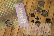 Нож для вырубки от Fantasy - стимпанк "Цветы - пропеллеры 1"