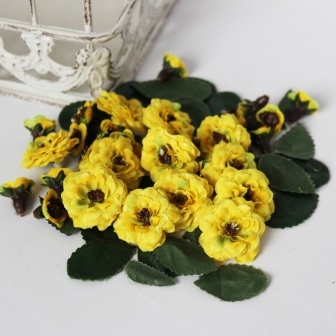 Набор для создания цветочной композиции, цвет желтый