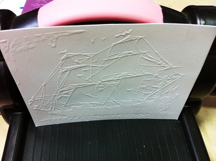 Дошка для тиснення Sailing Ship/Compass від Cheery Lynn Designs