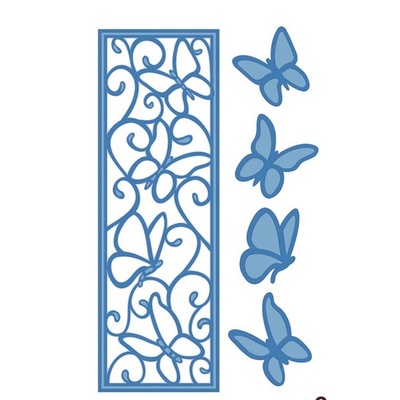 Ніж для вирубки Sue Wilson - Mini Striplet Collection Butterflies in FLight Die