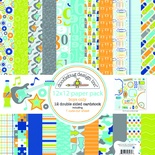 Набор кардстока от Doodlebug Cardstock - boys only, двусторонний, 30,5 x 30,5 см