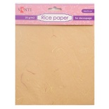 Рисовий папір, жовтий, 50*70 см, ТМ Santi
