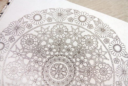 Книга-раскраска (антистресс, раскраска для взрослых) "Чарівний сад" ("Таинственный сад"). Джоанна Басфорд. Арт.000 87106