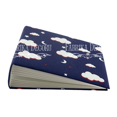Заготовка для альбому в м'якій обкладинці Темно - сині хмари, TM Fabrika Decoru