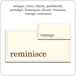 Флеш-карточки зі словами "Antique One Word", розмір: 5x10см, 10 шт.