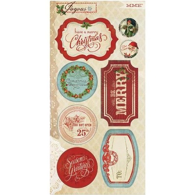 Наліпки My Mind's Eye - Joyous - Stickers, 8 штук