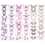 Набір смужок з картинками для декорування Метелики 5, ТМ Фабрика Декору