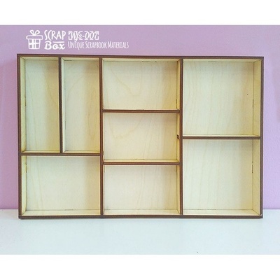 Дерев’яний декор ScrapBox - ШадоуБокс Wfs-007