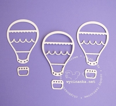 Чипборд від Wycinanka - Повітряна куля