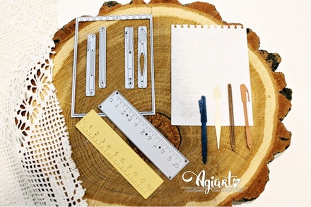 Ножи для вырубки от AgiArt - "Набор блокнот"